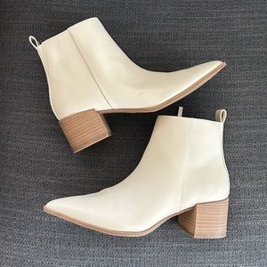 Cream Booties